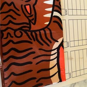 Cider Abstract Brown and Black Maxi Skirt